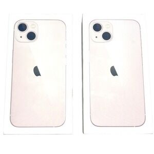 Apple iPhone 13 Pink Empty Boxes‎ Lot (2) BOX ONLY 128GB A2482